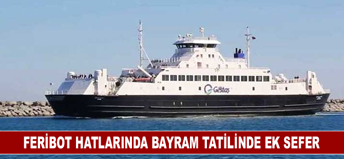 Feribot hatlarında bayram tatilinde ek sefer