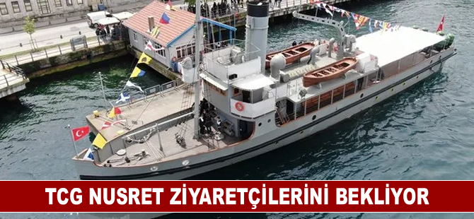 TCG Nusret ziyaretçilerini bekliyor