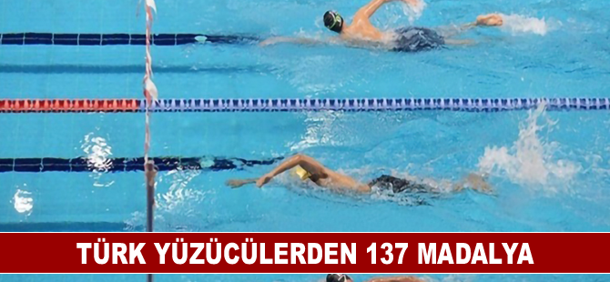 Türk yüzücülerden Bulgaristan'da 137 madalya