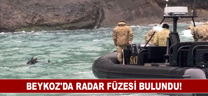 Beykoz'da radar füzesi bulundu!