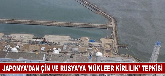 Fukuşima'daki atık su için "nükleer kirli" nitelendirmesine Japonya'dan tepki