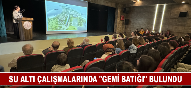 Su altı çalışmalarında "gemi batığı" bulundu