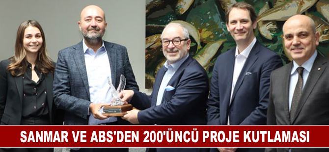 Sanmar ve ABS’den 200'üncü proje kutlaması