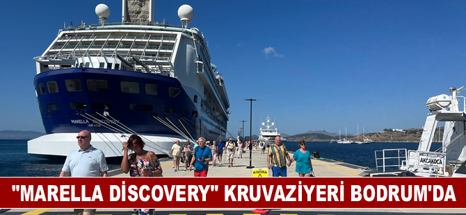 "Marella Discovery" kruvaziyeri Bodrum'da