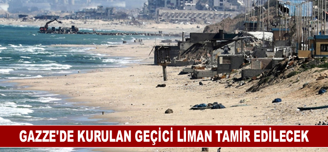 ABD, Gazze'de kurulan geçici limanın tamir edileceğini açıkladı