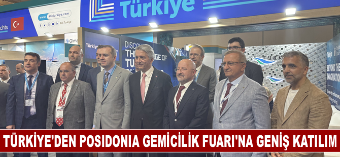 Türkiye'den Posidonia Gemicilik Fuarı'na geniş katılım