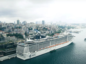 MSC Splendida gemisi İstanbul hareketli turları için seferlerine başladı