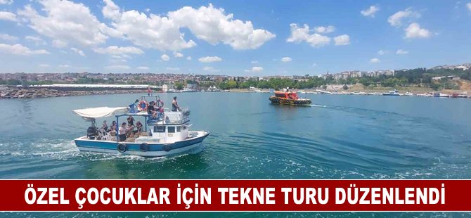 Tekirdağ'da özel çocuklar için tekne turu düzenlendi