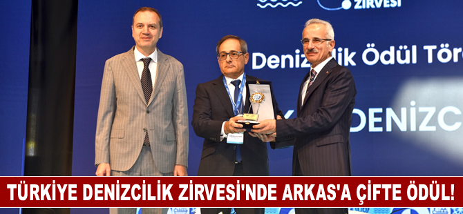 Türkiye Denizcilik Zirvesi’nde Arkas’a çifte ödül!