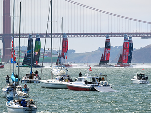 San Francisco'da Sail Grand Prix final yarışları yapılıyor