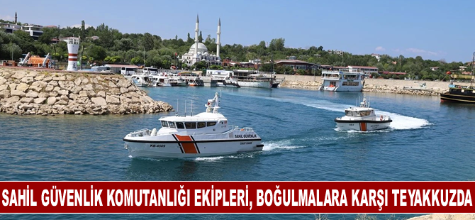 Sahil Güvenlik Komutanlığı ekipleri, Van Gölü'nde boğulmalara karşı teyakkuzda