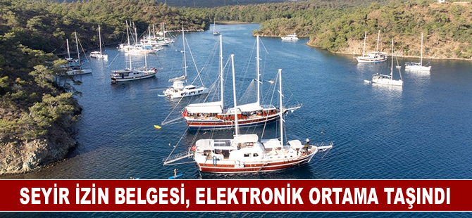 Deniz turizmi araçları için seyir izin belgesi işlemleri dijital ortama taşındı