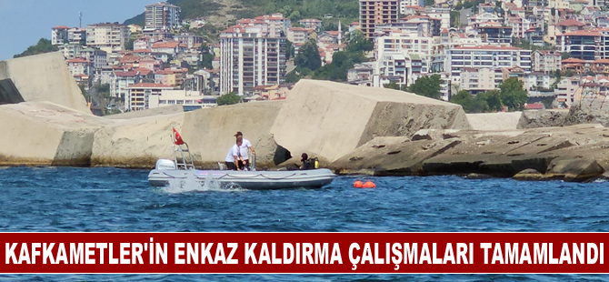 Kafkametler'in enkaz kaldırma çalışmaları tamamlandı