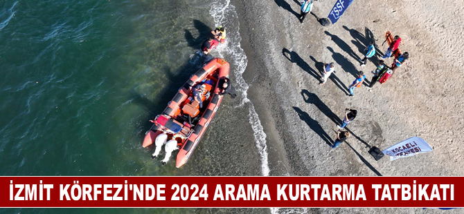 İzmit Körfezi'nde 2024 Arama Kurtarma Tatbikatı yapıldı