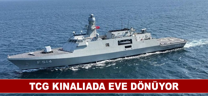 TCG Kınalıada eve dönüyor