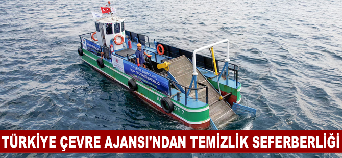 TÜÇA'dan deniz süpürgeleriyle temizlik seferberliği