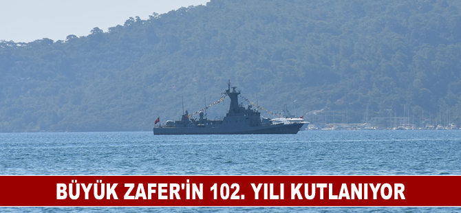 Büyük Zafer'in 102. yılı kutlanıyor