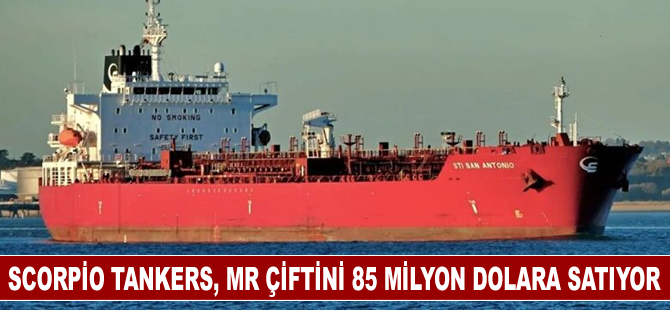 Scorpio Tankers, MR çiftini 85 milyon dolara satıyor