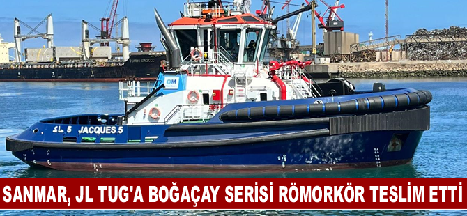 Sanmar, JL Tug’a Boğaçay Serisi Römorkör Teslim Etti