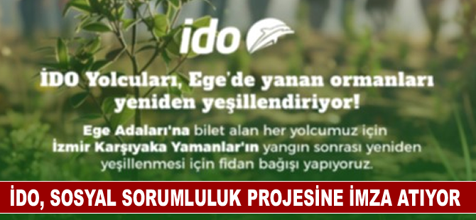 İDO, sosyal sorumluluk projesine imza atıyor