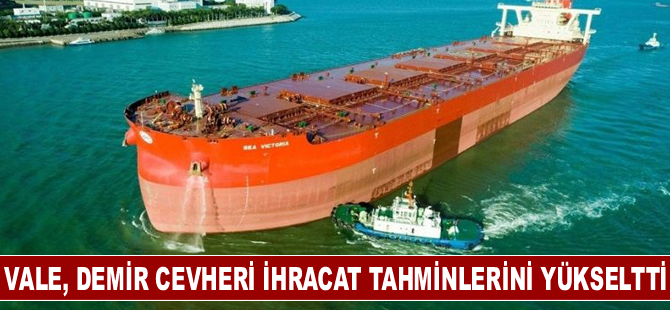 Vale, demir cevheri ihracat tahminlerini yükseltti