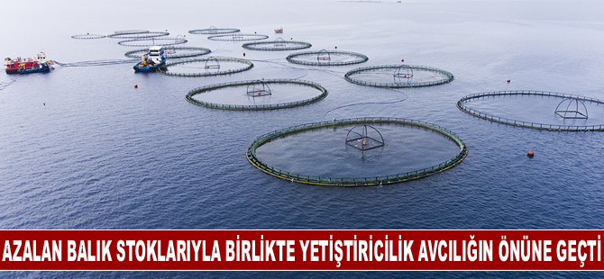 Balık yetiştiriciliği avcılığın önüne geçti