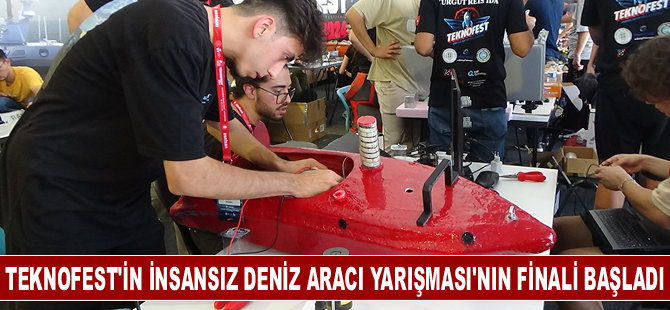 TEKNOFEST'in İnsansız Deniz Aracı Yarışması'nın finali Mersin'de başladı