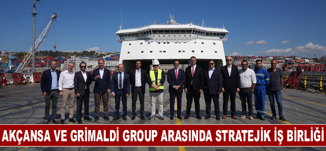 Akçansa Port ve Grimaldi Group arasında stratejik iş birliği