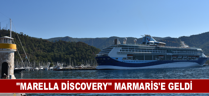 "Marella Discovery" kruvaziyeri Marmaris'e geldi