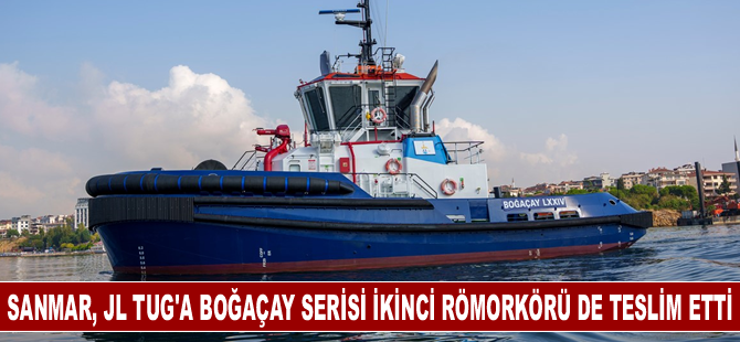 Sanmar, JL Tug’a Boğaçay serisi ikinci römorkörü de teslim etti