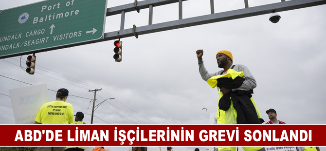 ABD'de liman işçilerinin grevi geçici anlaşmaya varılmasıyla sonlandı