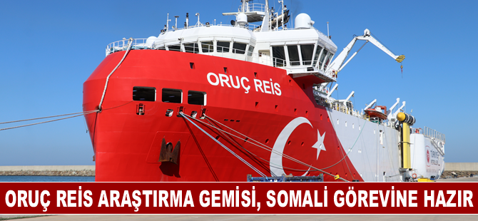 Oruç Reis Araştırma Gemisi, Somali görevine hazır