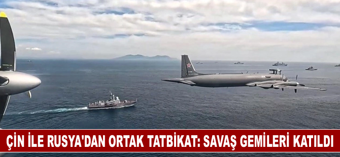 Çin, Rusya ile ortak denizaltısavar tatbikatına iki muhrip ve bir fırkateynle katıldı