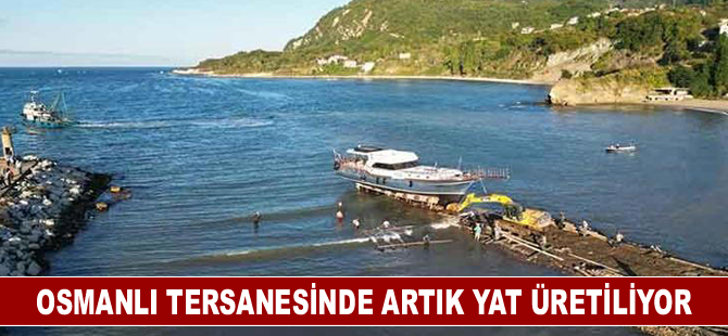 Osmanlı donanmasına gemiler üreten tersanede artık yatlar üretiliyor