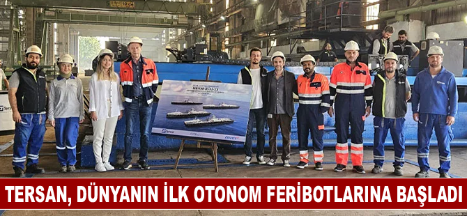 Tersan, dünyanın ilk otonom ve sıfır emisyonlu feribotlarına başladı