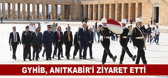 GYHİB, Anıtkabir’i ziyaret etti