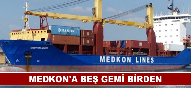 Medkon, beş Contships gemisini devraldı