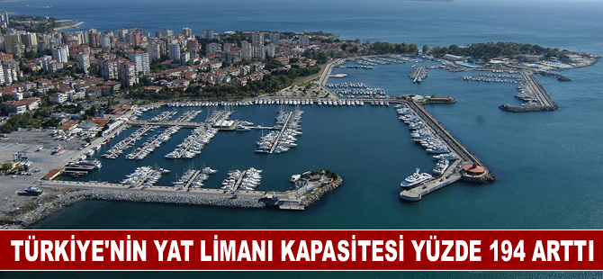 Türkiye'nin yat limanı kapasitesi 2002'den bu yana yüzde 194 arttı