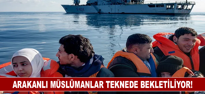 Müslümanları taşıyan tekne "bölge halkının itirazları" nedeniyle kıyıda bekliyor