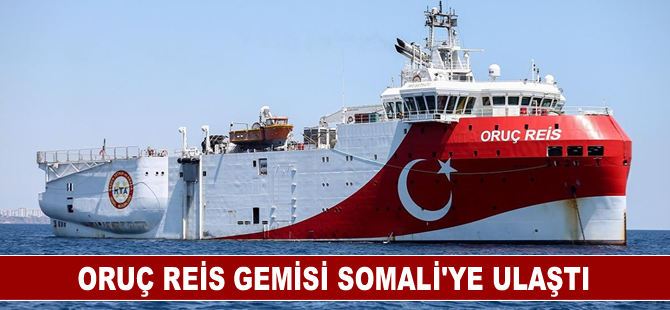 Oruç Reis gemisi Somali'de