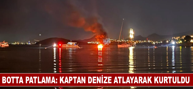 Bodrum’da botta patlama ve yangın!