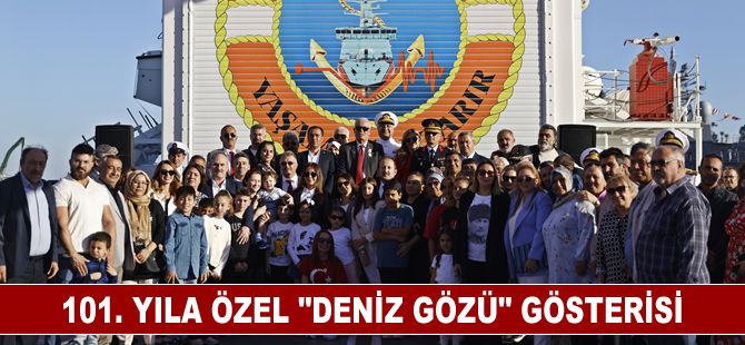 101. yıla özel "deniz gözü" gösterisi