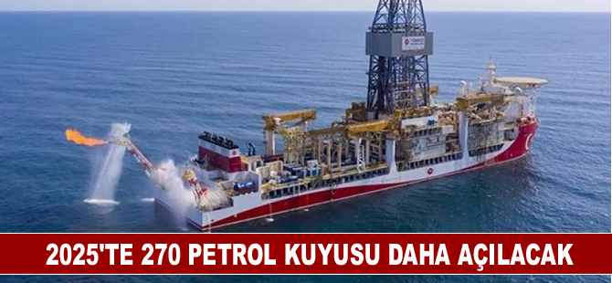 2025'te 270 petrol kuyusu daha açılacak