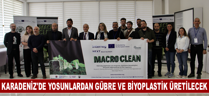 Karadeniz kıyılarında oluşan yosunlardan gübre ve biyoplastik üretilecek