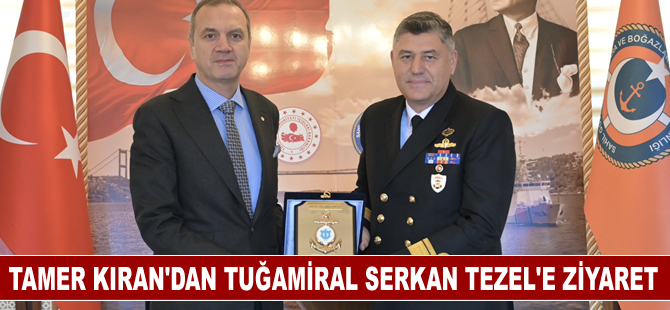 Tamer Kıran'dan Tuğamiral Serkan Tezel’e ziyaret