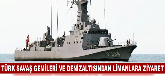 Türk savaş gemileri Gazimağusa ve Girne limanlarını ziyaret edecek