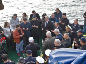 Zonguldak'ta fırtınada batan geminin personeli anıldı