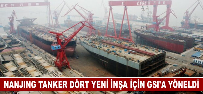 Nanjing Tanker dört yeni inşa için GSI'a yöneldi