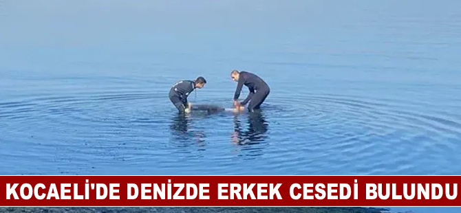 Kocaeli'de denizde erkek cesedi bulundu