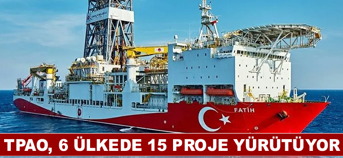 TPAO, 6 ülkede 15 proje yürütüyor